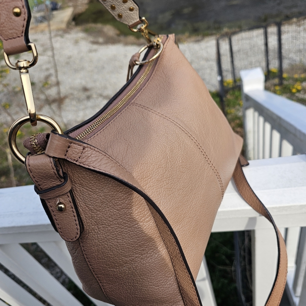 See By Chloe Pink/Tan Joan Shoulder Bag - Picture 7 of 11